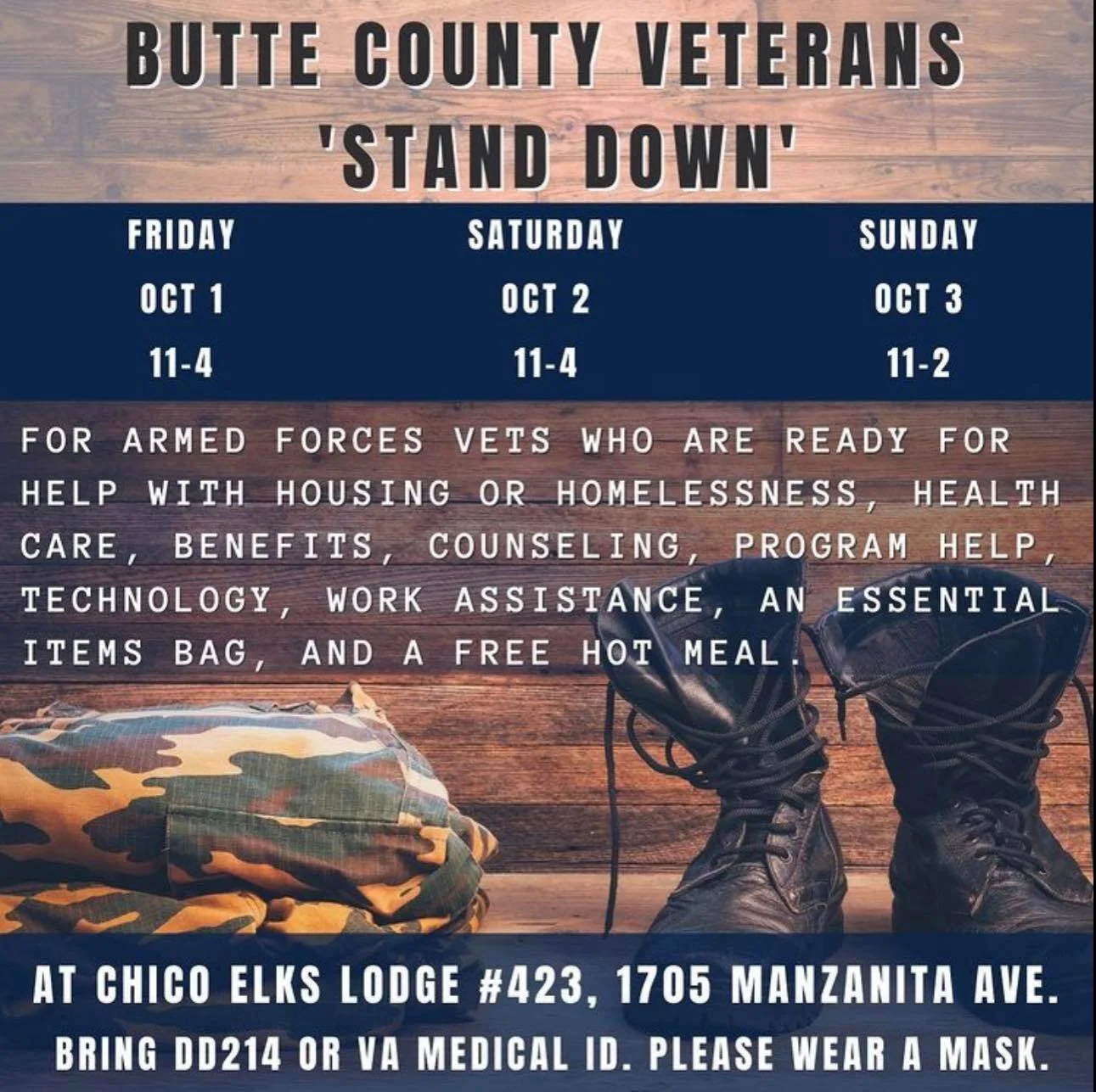 Help for local veterans