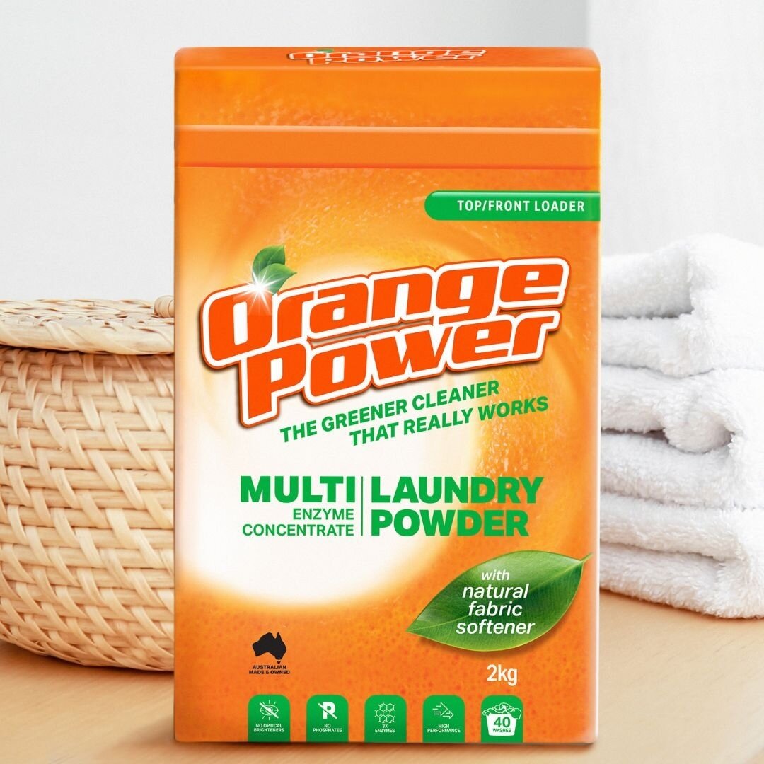 Our Multi-Enzyme Laundry Powder has arrived at @bunnings - your go-to destination for top-tier home and hardware store. Elevate your laundry game with the power of enzymes. Find us in the cleaning aisle! 🌟⁠
⁠
#orangepoweraustralia #orangepower #powe