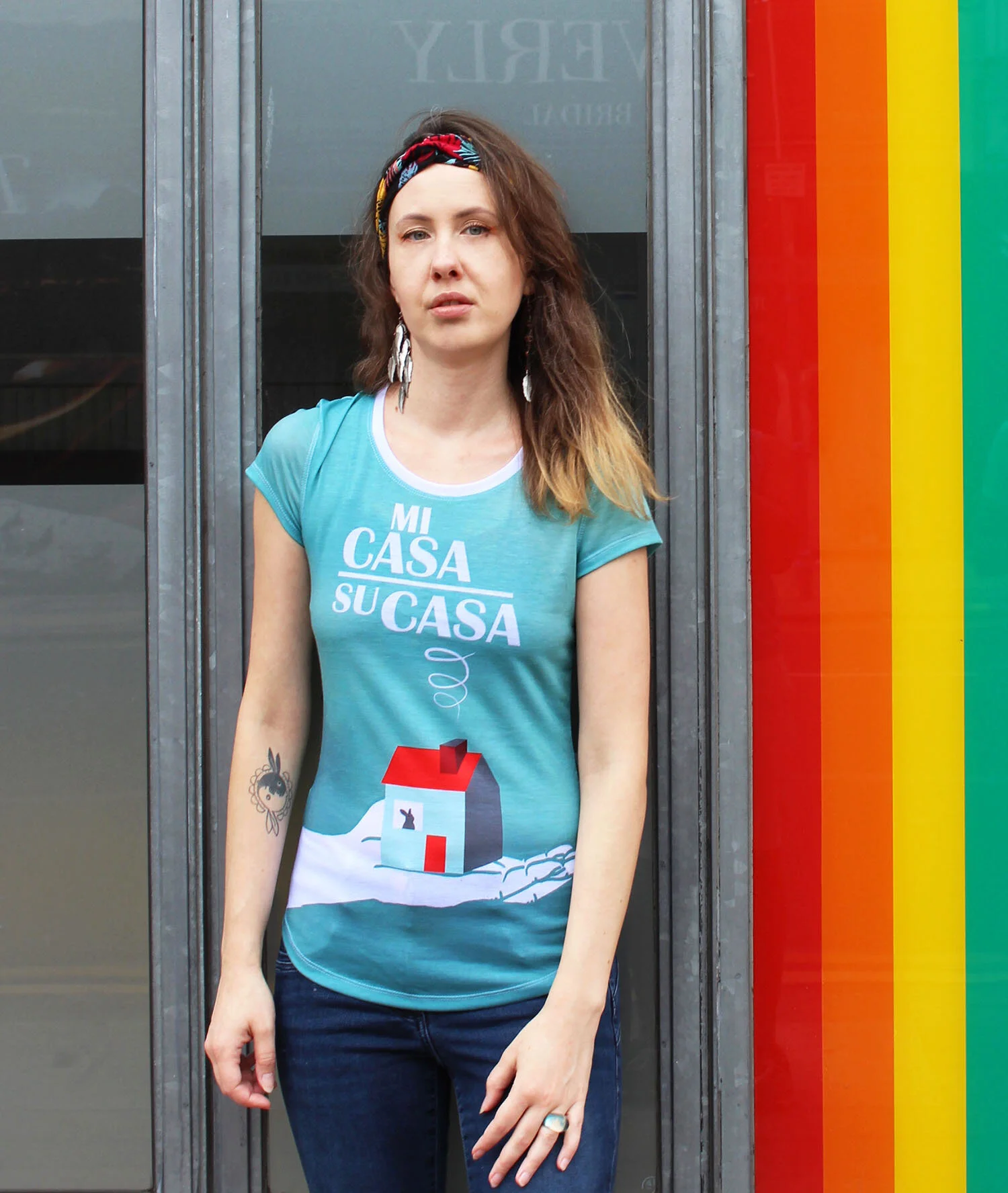 Mi Casa Su Casa Womens T-Shirt