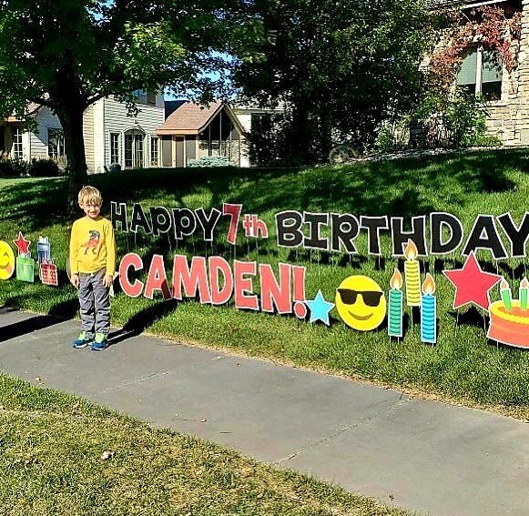 How sweet to be seven! We hope you had an amazing day Camden!!! 🥳 🍰 🎈