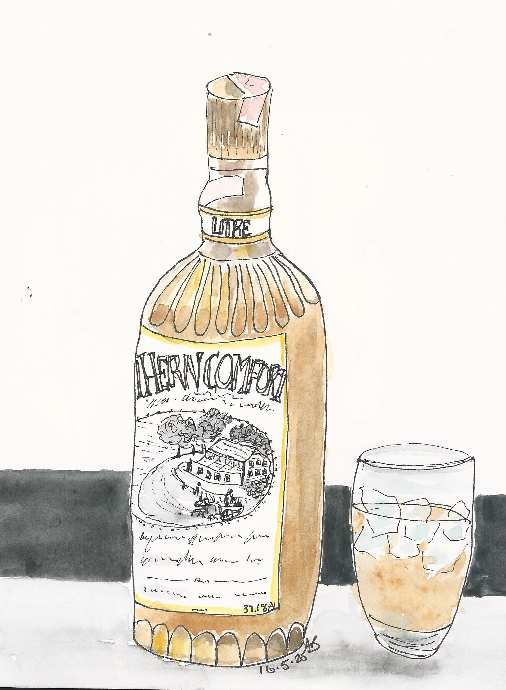Southern Comfort Sketch