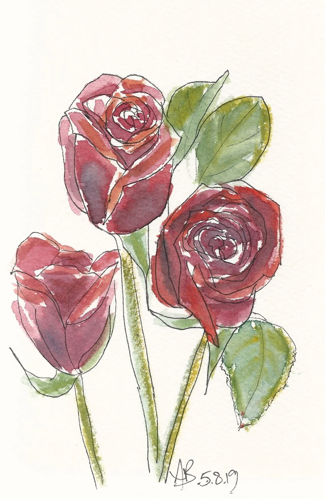Roses sketch