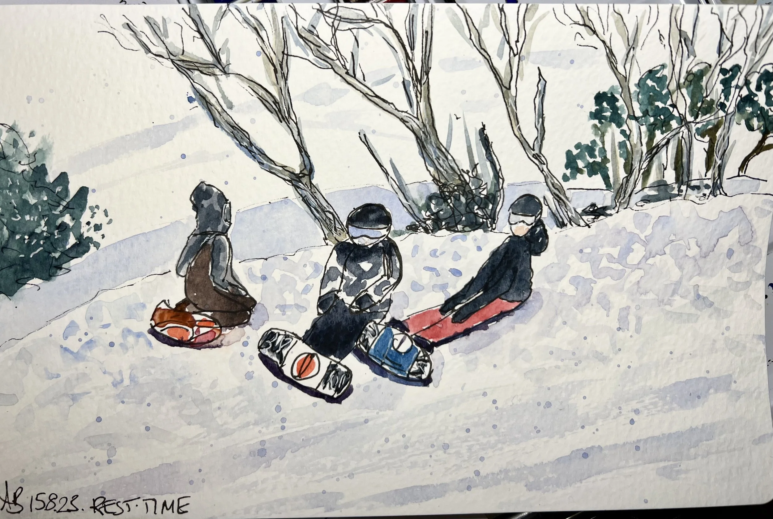 Thredbo snowboarding