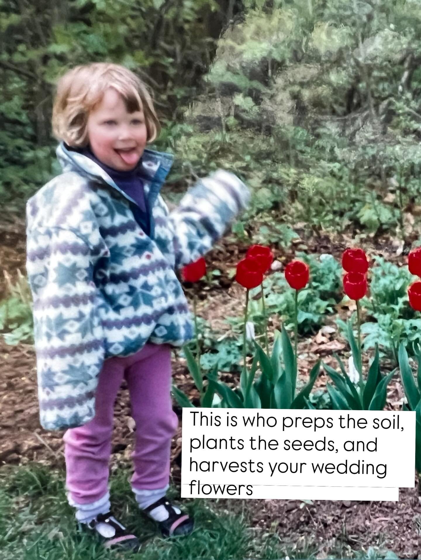 (Hint- they are both me + an incredible team I didn&rsquo;t make share their kid pics!) From a young age I remember all things plants- getting dragged to nurseries each spring, planting pansies with my mom, and my dads ever growing perennial garden t