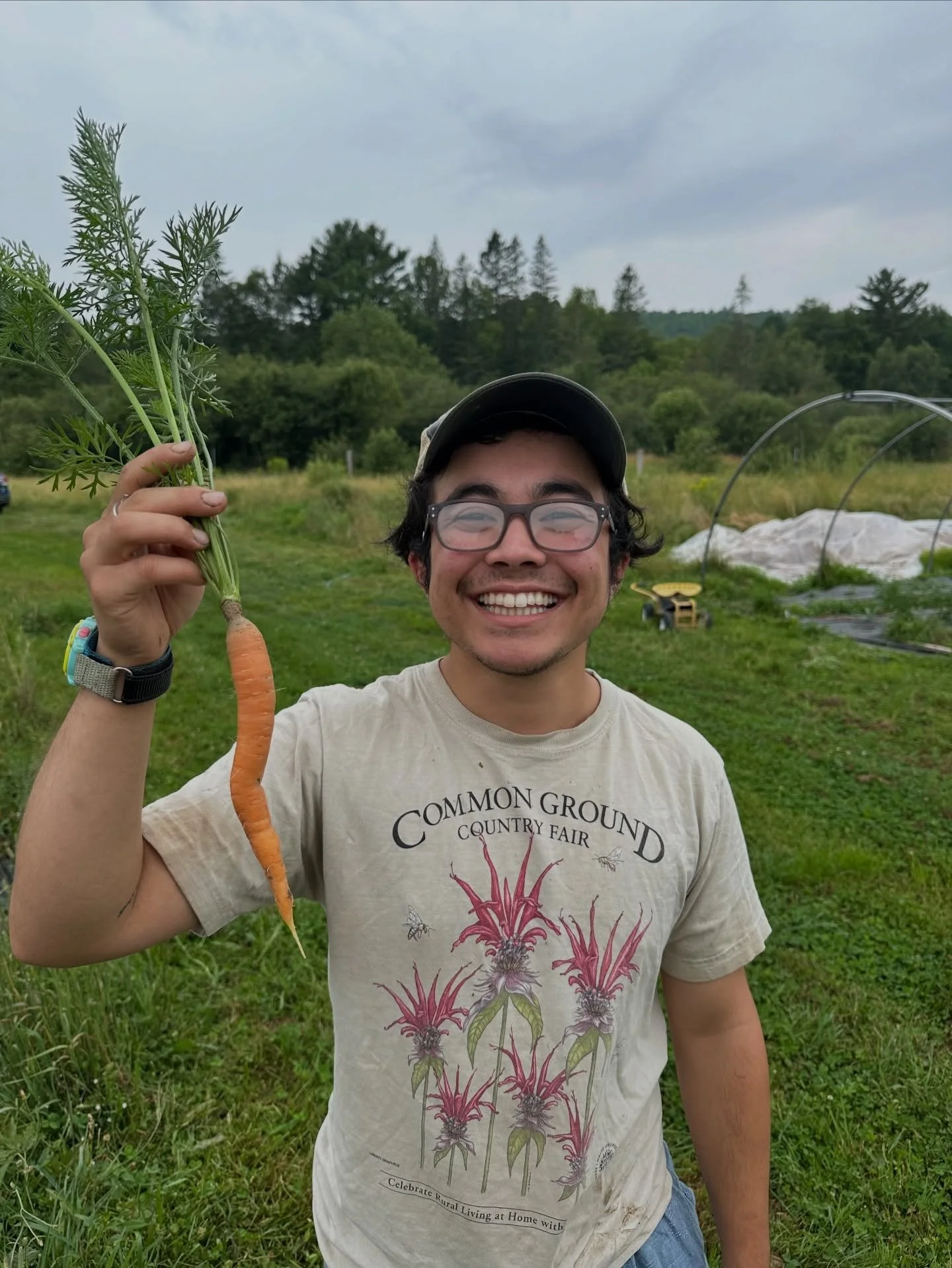 I&rsquo;m excited to share that @matsuhikida has joined Dandy Ram this year as our field manager! Matt brings years of Maine vegetable farmworker experience and we are lucky to have him being the main eyes on the field flowers this season. You can al