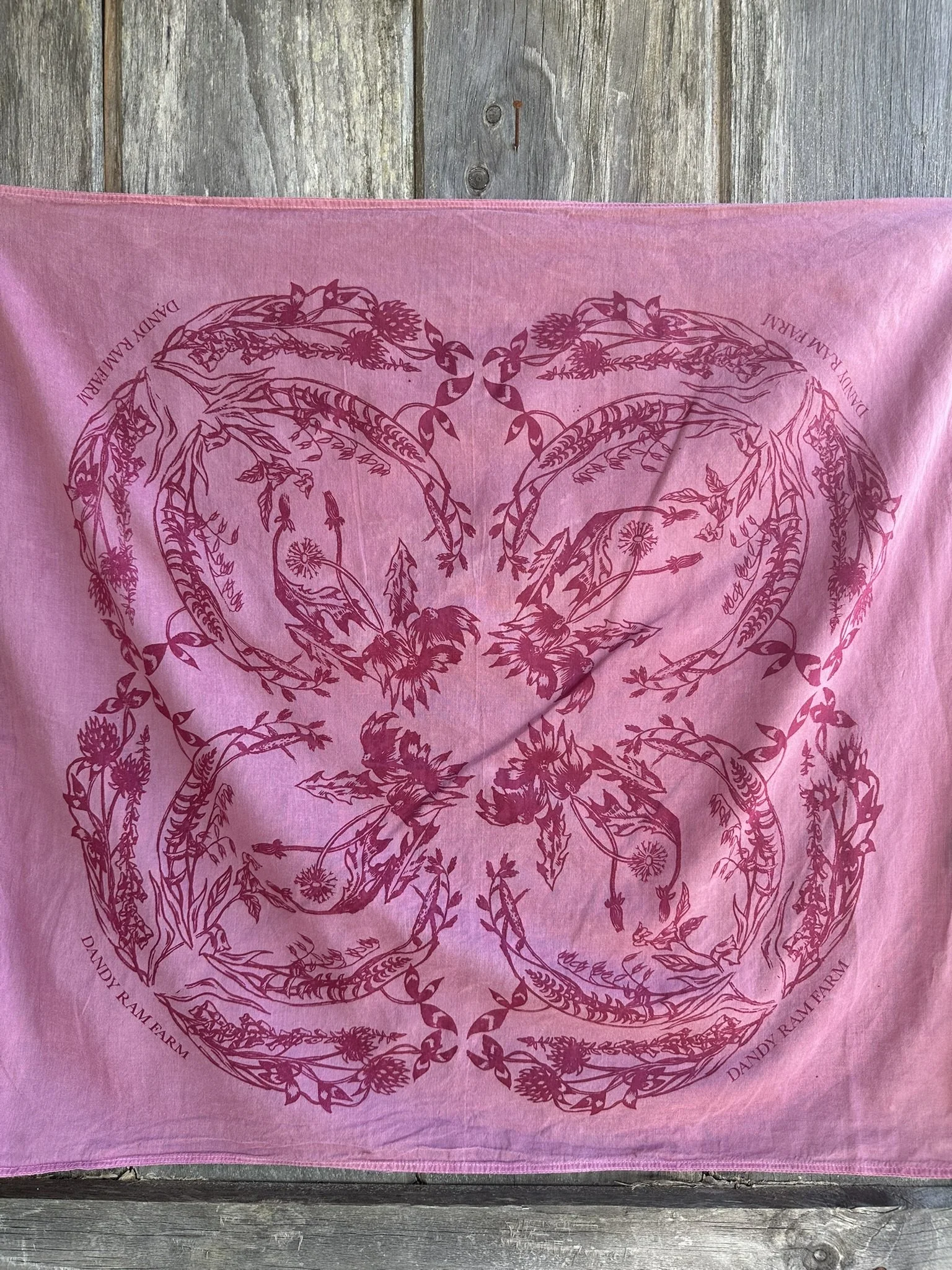 Wildflower Dandy Ram Farm Bandanas