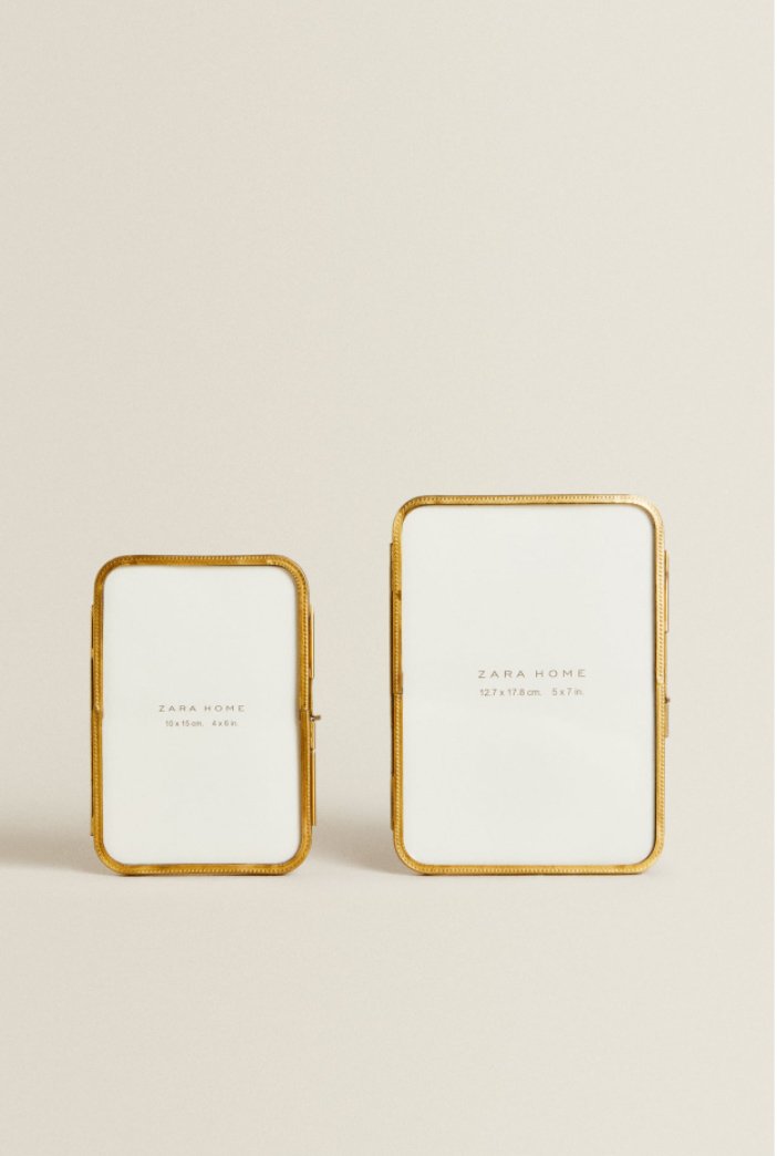 Gold Metal Frame 