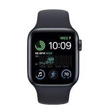 Apple Watch SE 2nd Generation (GPS) 40mm Aluminum Case with Midnight Sport Band - M/L - Midnight
