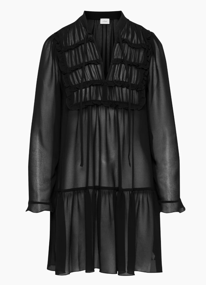 Wilfred Alessia Dress in Black | Aritzia