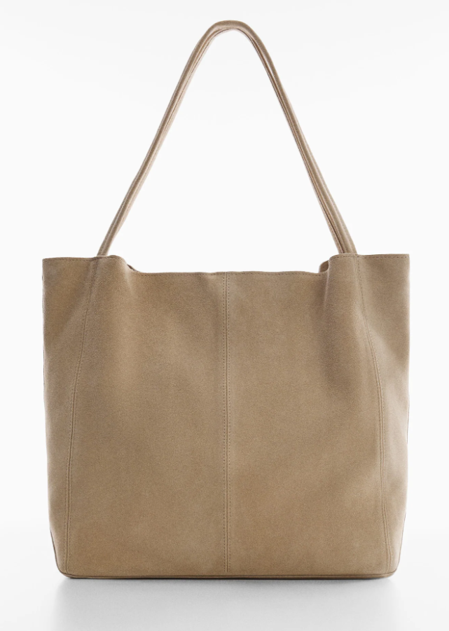 Leather Shopper Bag | Mango