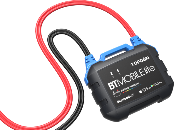 Testeur Batterie TOPDON BT Mobile Lite - Bluetooth 12V | Voiture, Moto, Bateau