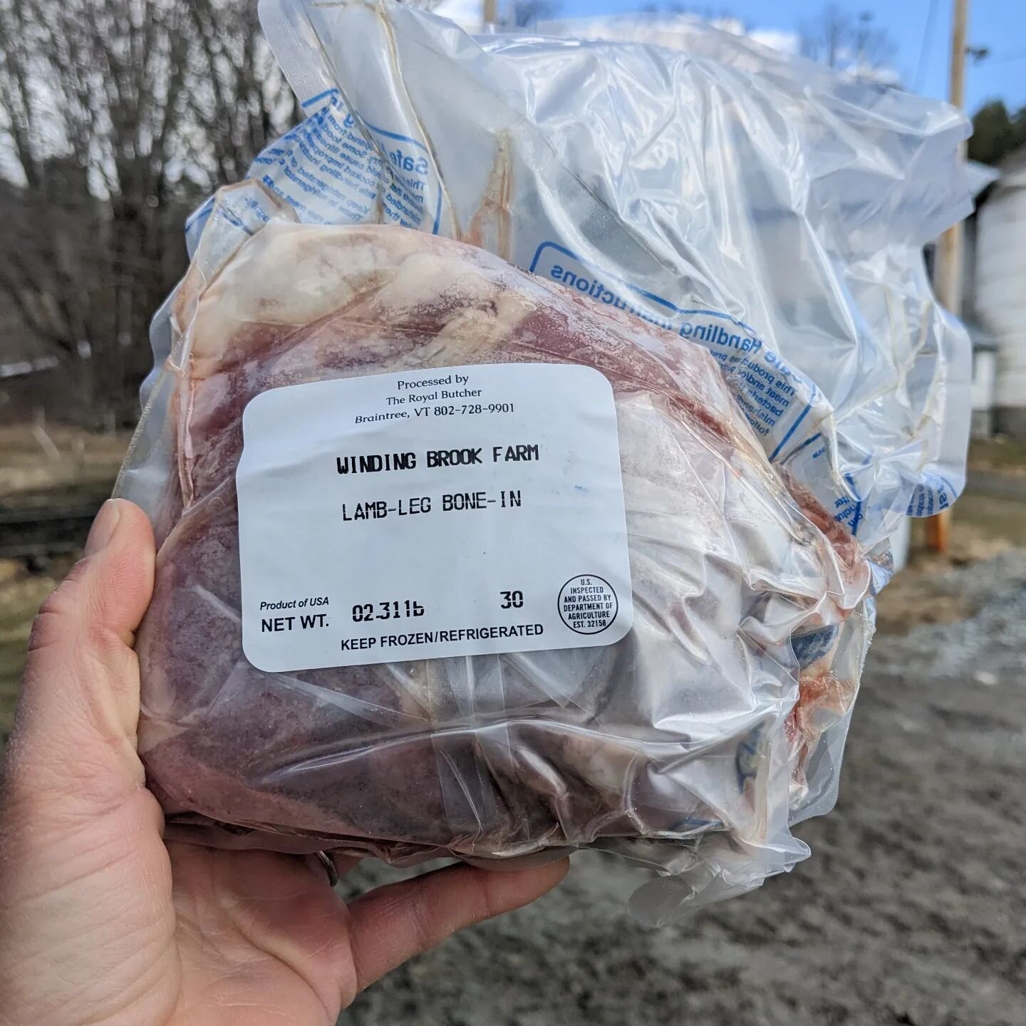 We have lamb cuts available for Easter!  Order on our website - we have limited farm stand freezer space so most of our lamb is by preorder only. 

Square will tell you that pick up is Monday, but get your orders in now and we'll have them ready for 