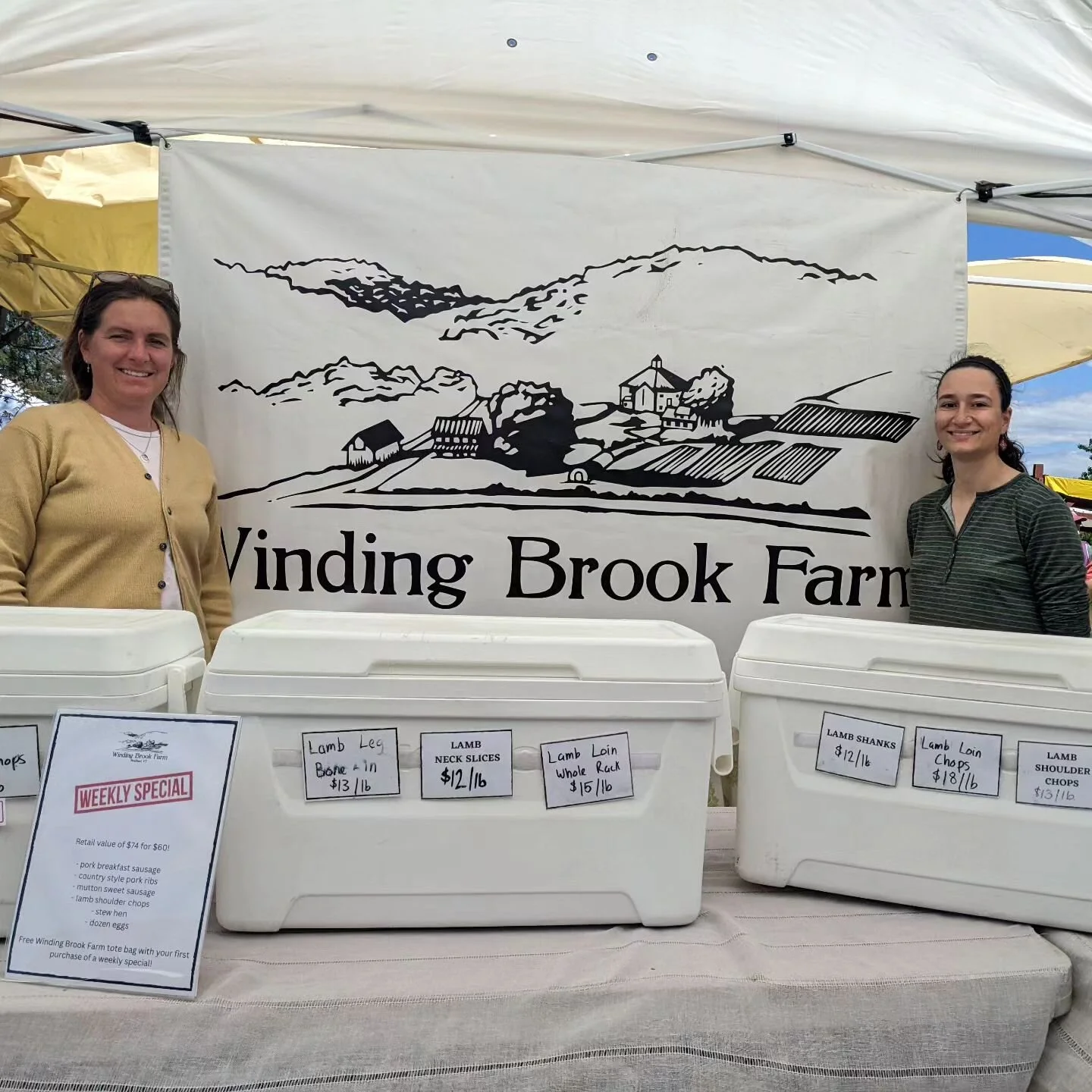 Opening day of the @norwich.farmers.market was our best market to date!  Thanks, everyone 🙂 Hard to believe this is our third season as a vendor - we'll see you there every Saturday through the end of October ✌️🙏🧑&zwj;🌾