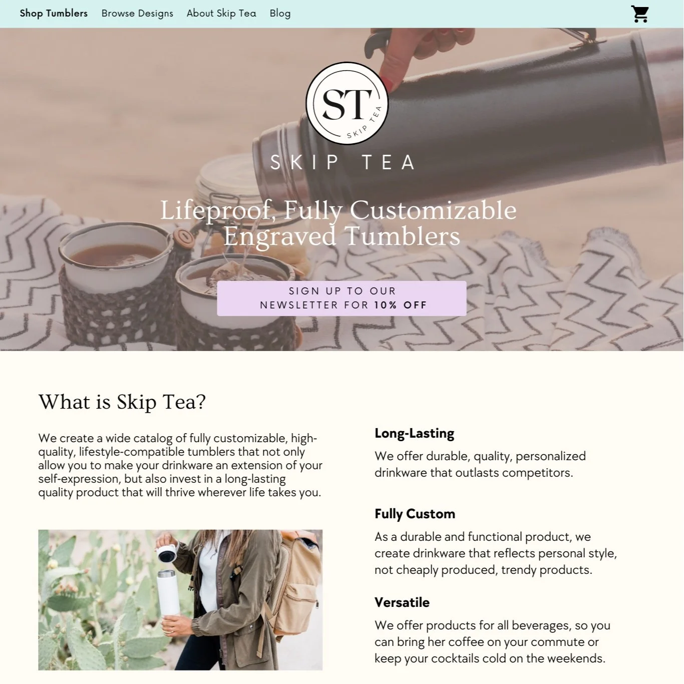 Landing Page Mockup &amp; Inbound Strategy