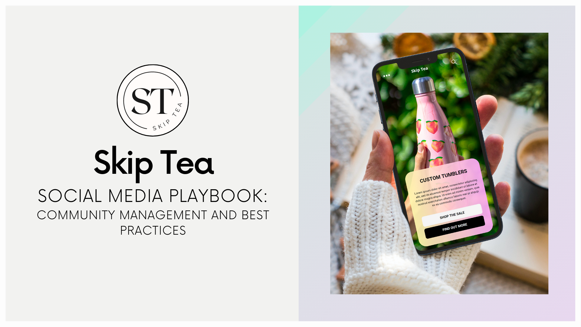 Social Media Strategy Playbook: B2C eCommerce