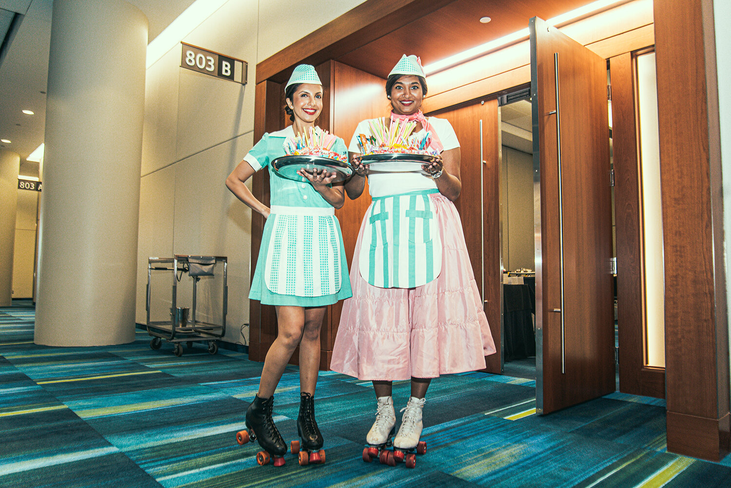 From improv actors to costumed char-actors we take an unconventional approach to greeting your guests.