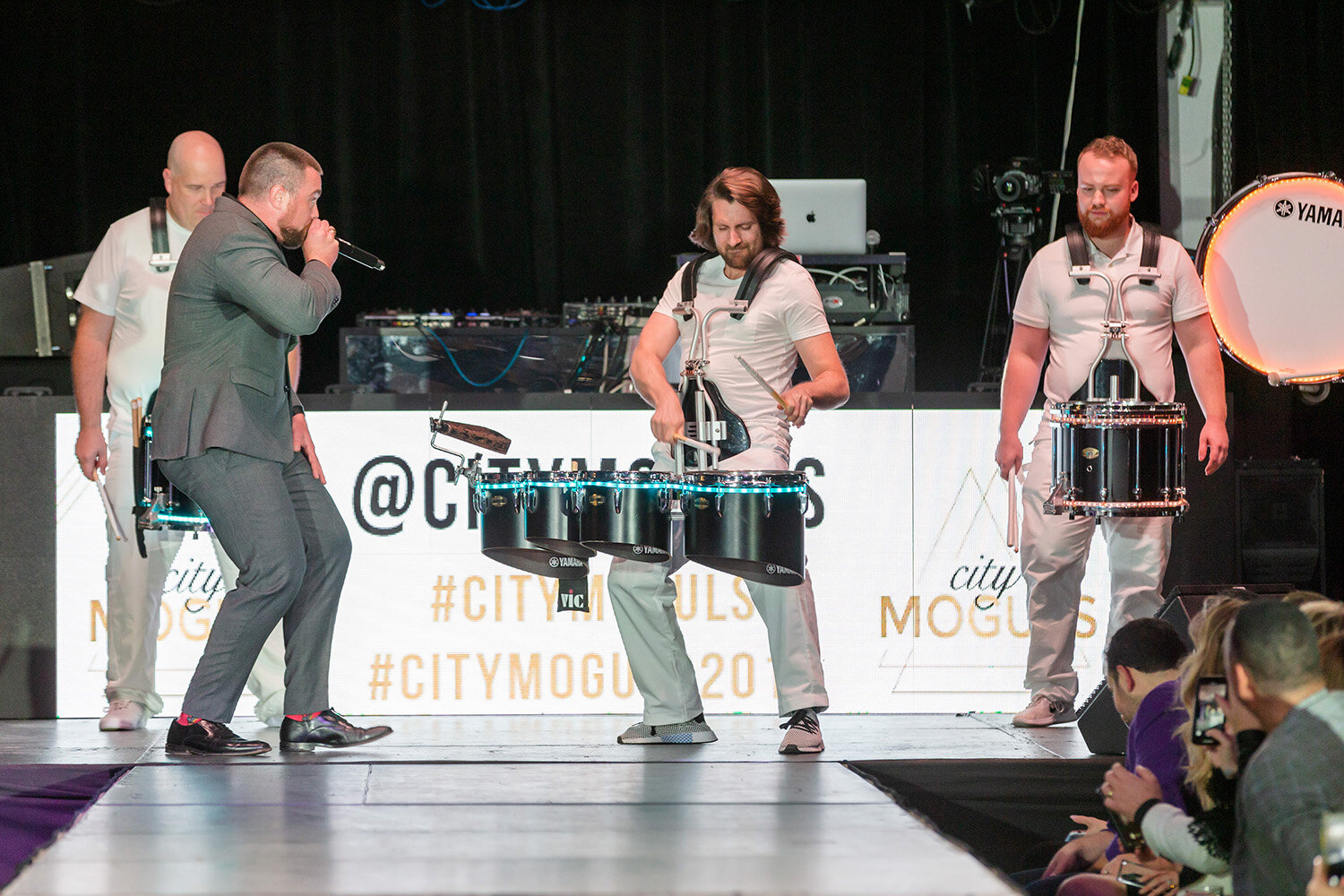  The explosive sound of a drumline creates maximum impact no matter where they perform. 