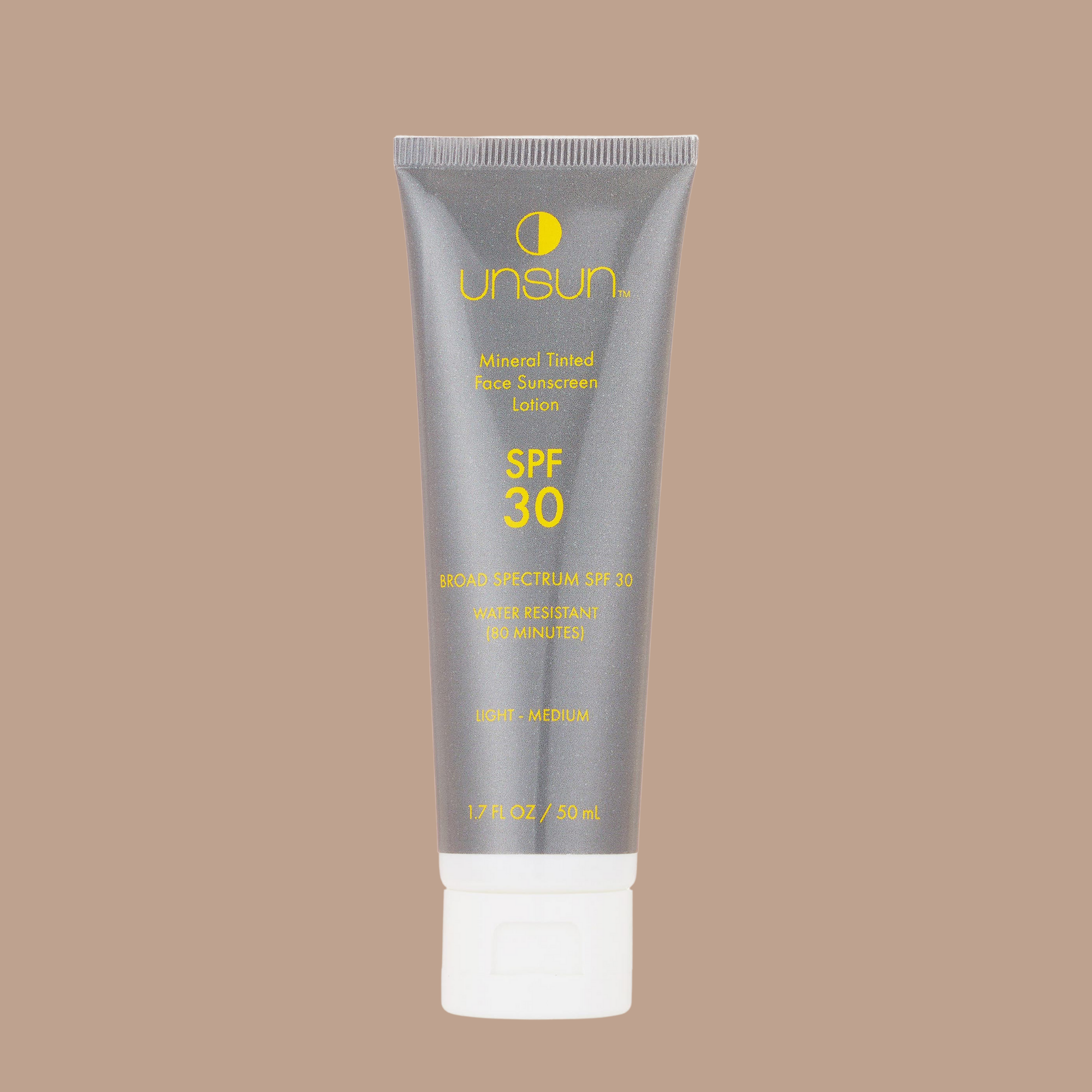 Unsun Mineral Tinted Face Sunscreen Lotion