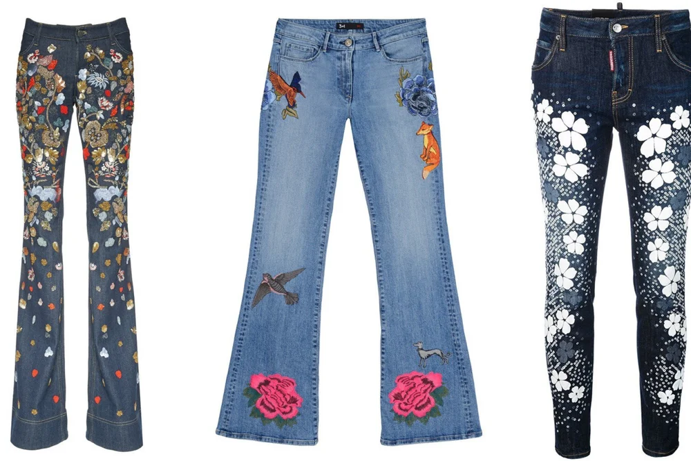 LA Times – '70s, embroidered denim has become all the rage this