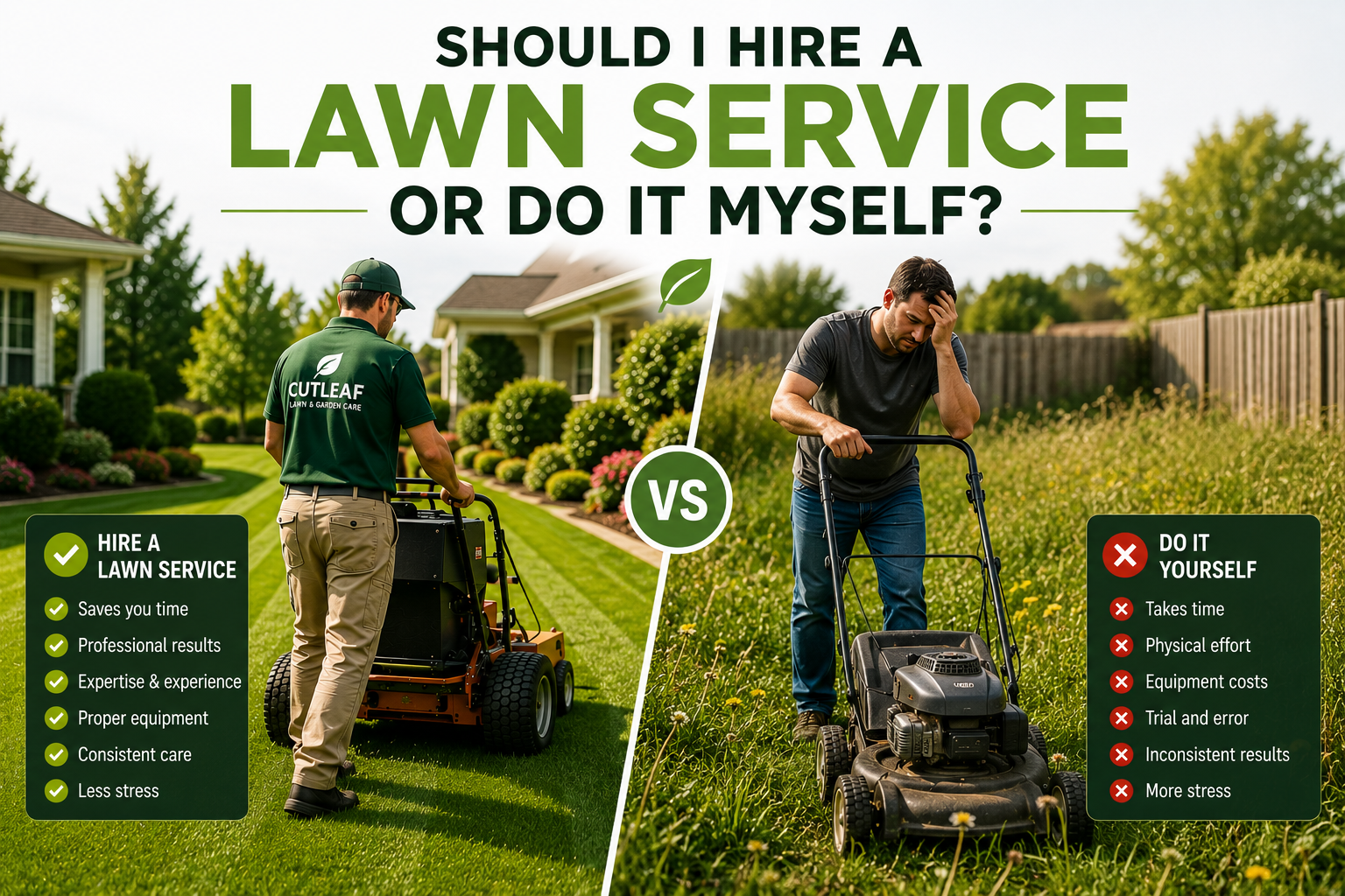 Should I Hire a Lawn Service or Do It Myself?