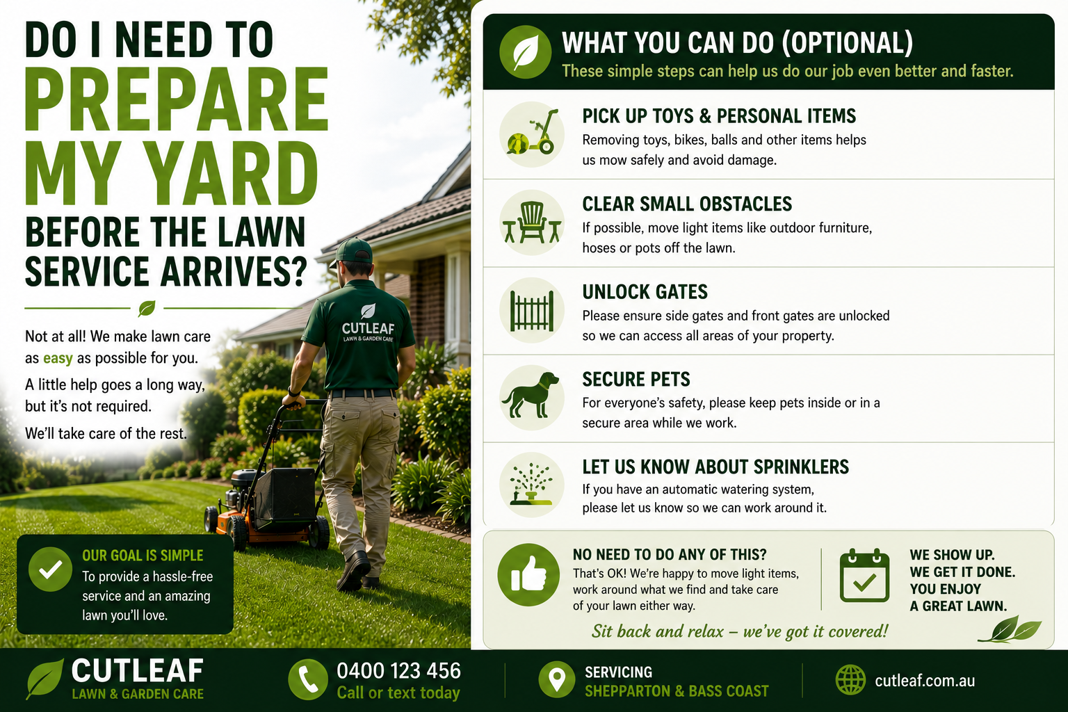 Do I Need to Prepare My Yard Before the Lawn Service Arrives?