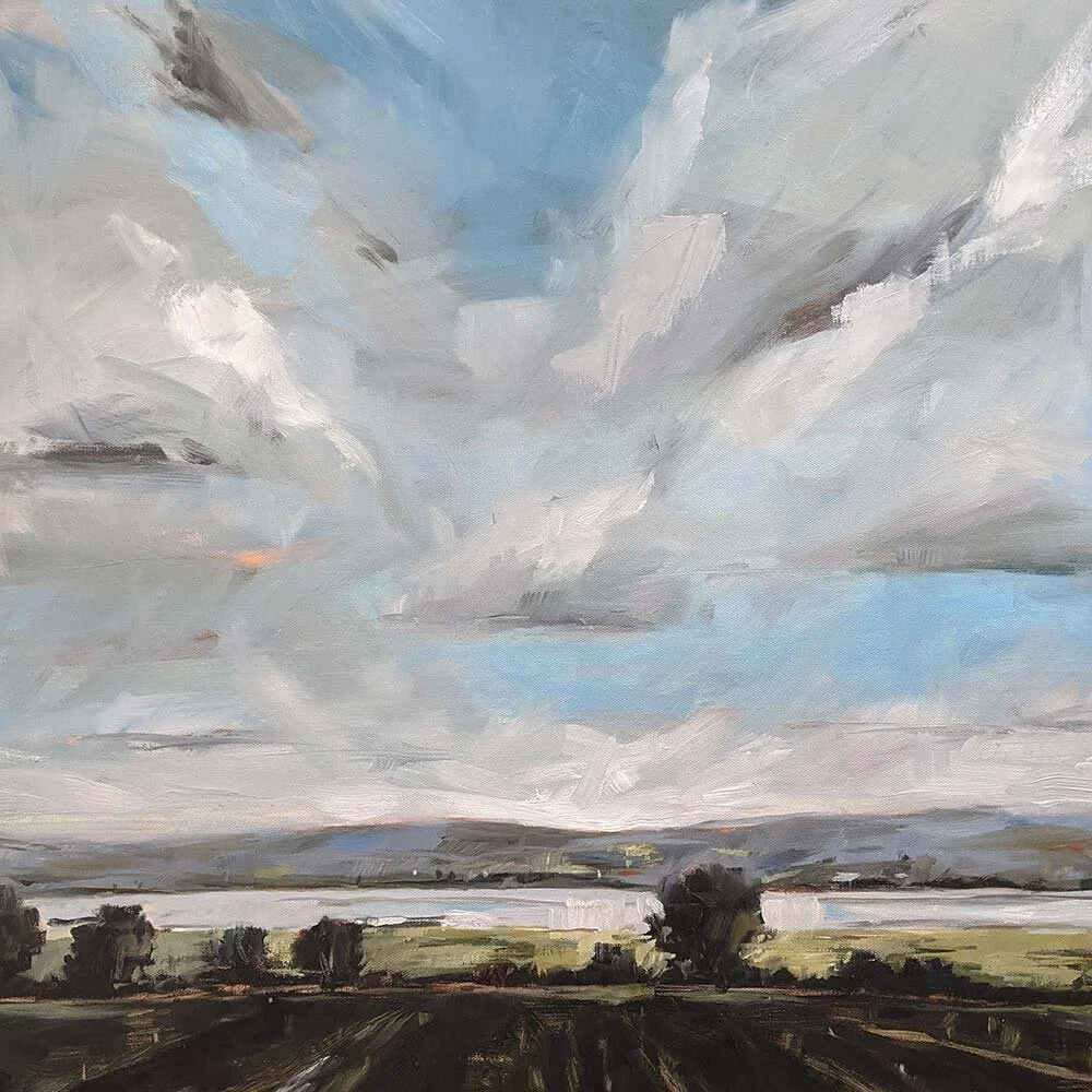 Estuary 2  60 x 60cm, oil on canvas