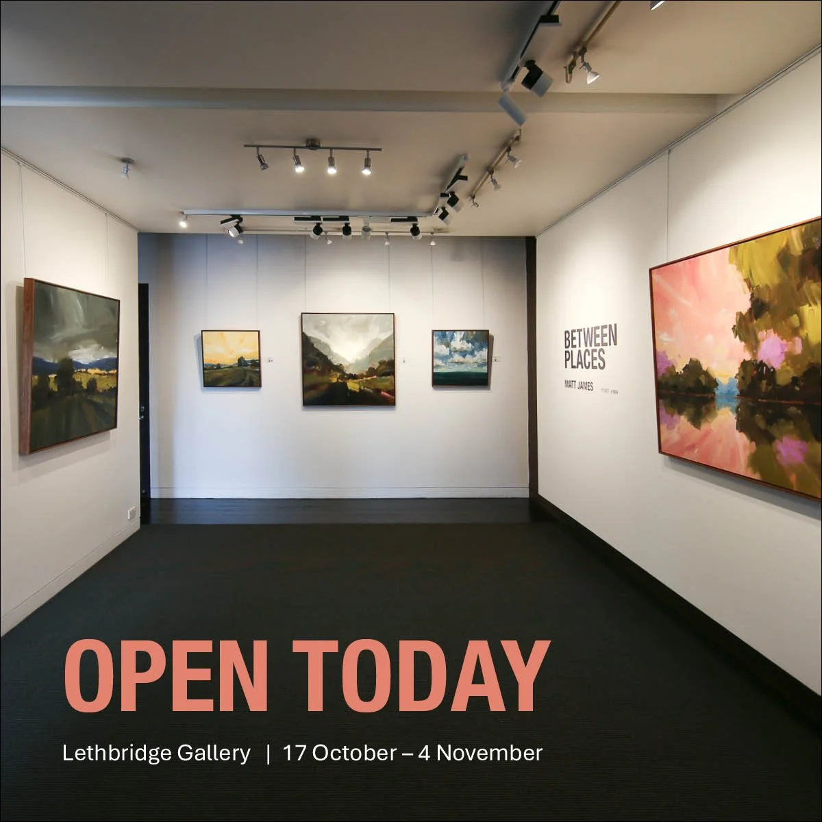 Opening drinks tonight 6.00–7.30pm. 
All welcome.
#art #artist #mattjamesartist #mattjames #instaart #bneart #brisbaneartist #painting #paintings #oilpainting #oilpaint #contemporarypainting #landscapeart #australianlandscape #australianlands
