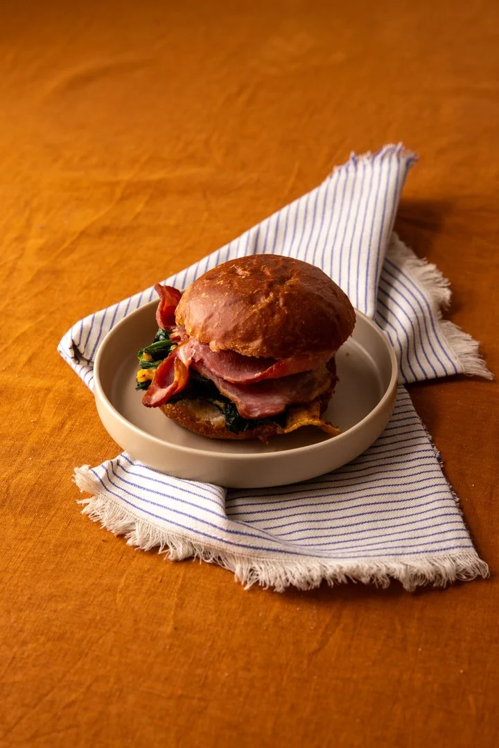 Bacon & Egg Gruyère Brioche