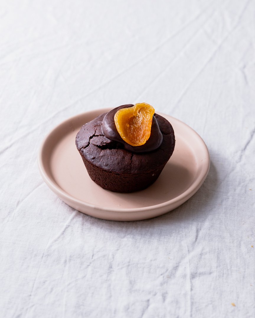 Dark Chocolate Apricot Cake (V)