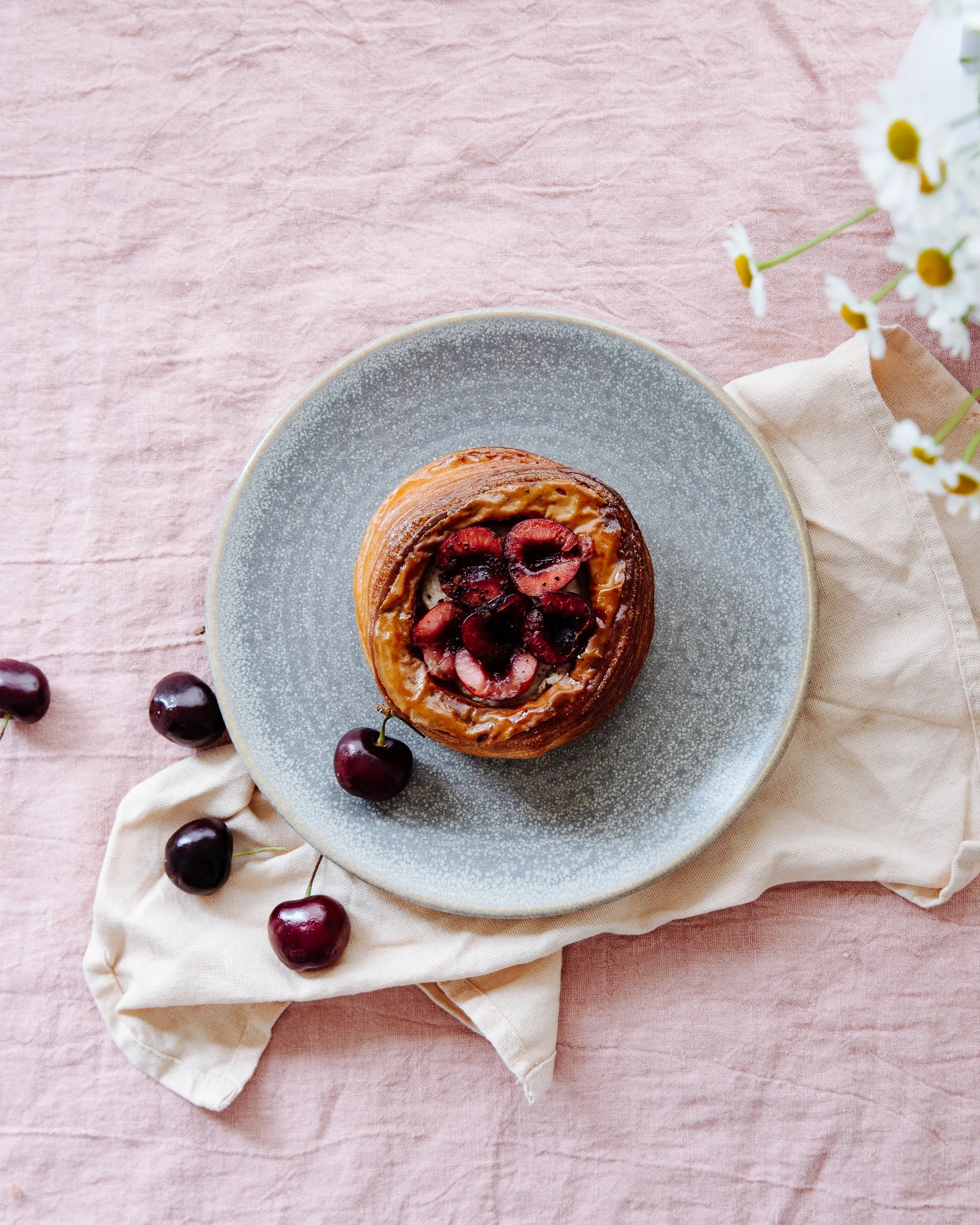 Mascarpone Cherry Danish