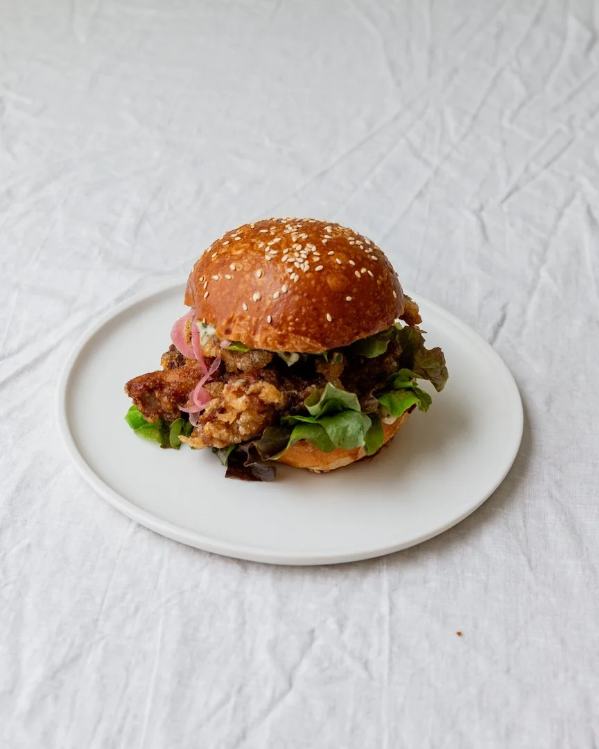 Crispy Chicken Thigh Burger