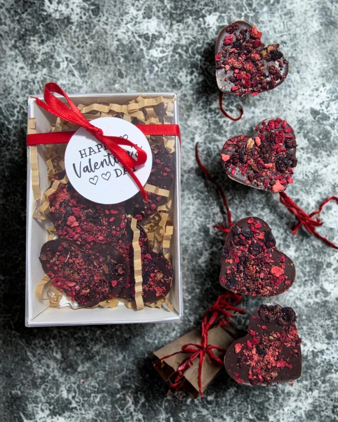 Winnow Organic Chocolate Love Hearts