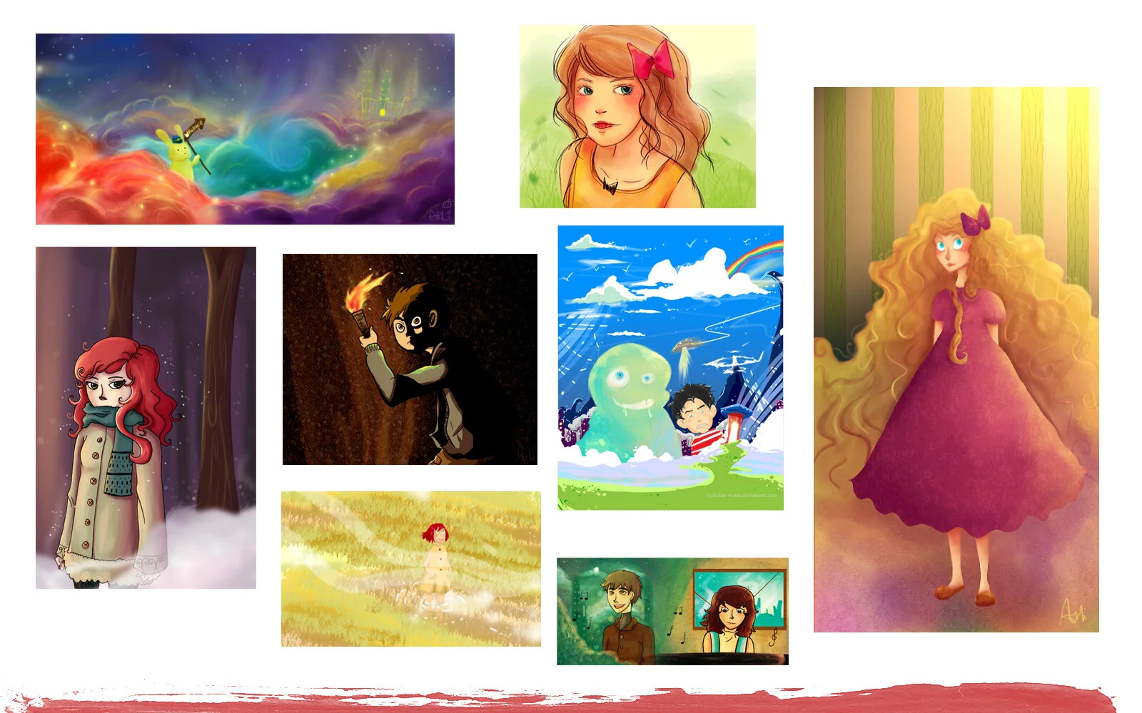 Early college years. I also made a Tumblr then and posted my drawings there!