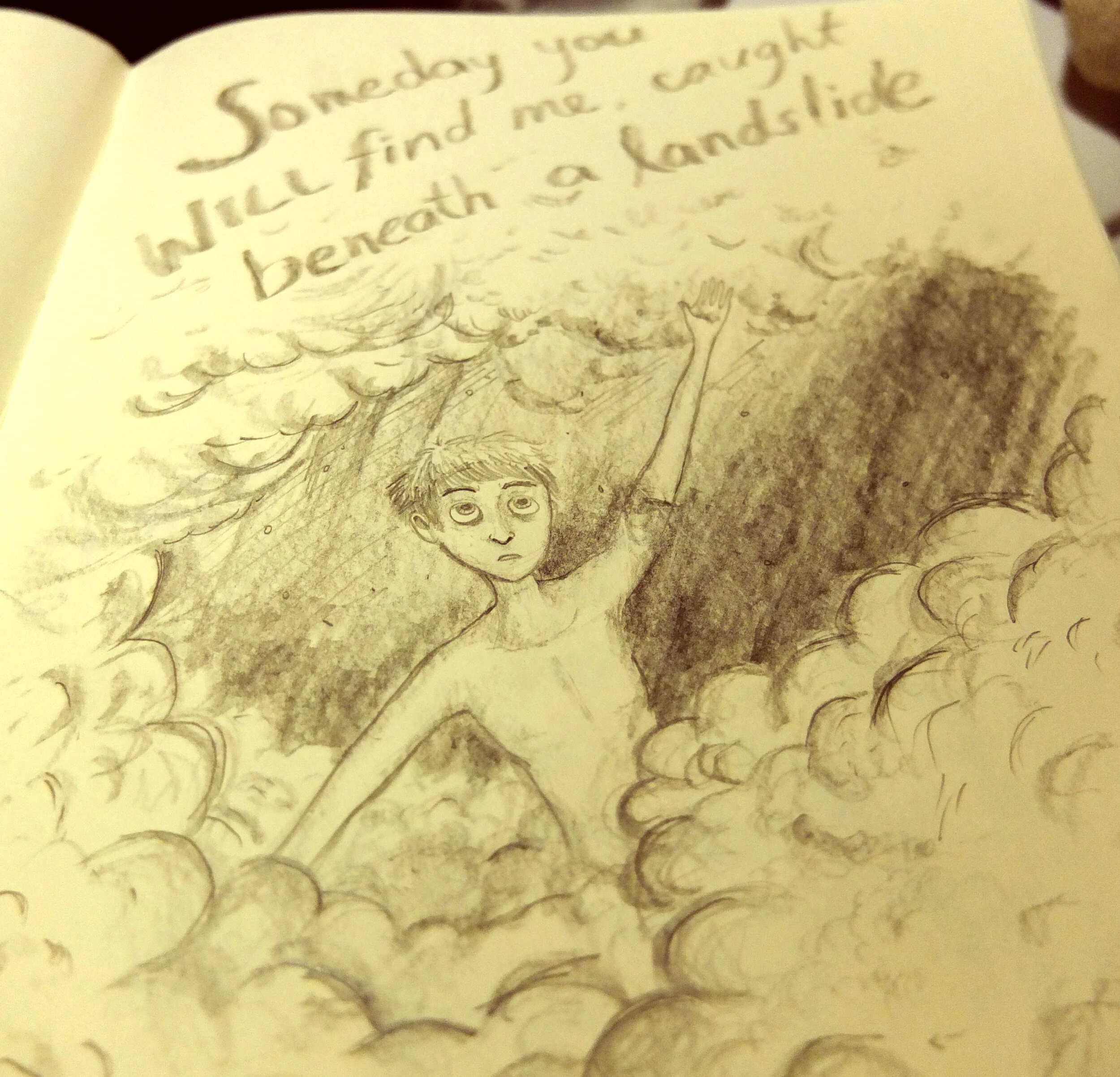 I listened to sad music too which kind of magnified my emotions but still provided comfort.