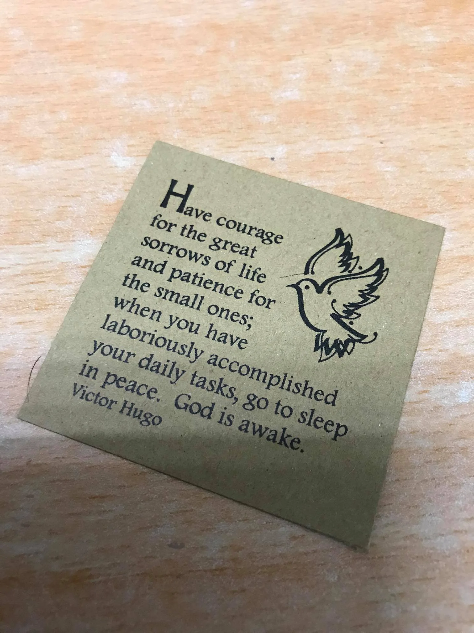 Two days before Tita passed, I drew this from my Papemelroti box of quotes/verses… The drawing reminds me of the Holy Spirit.