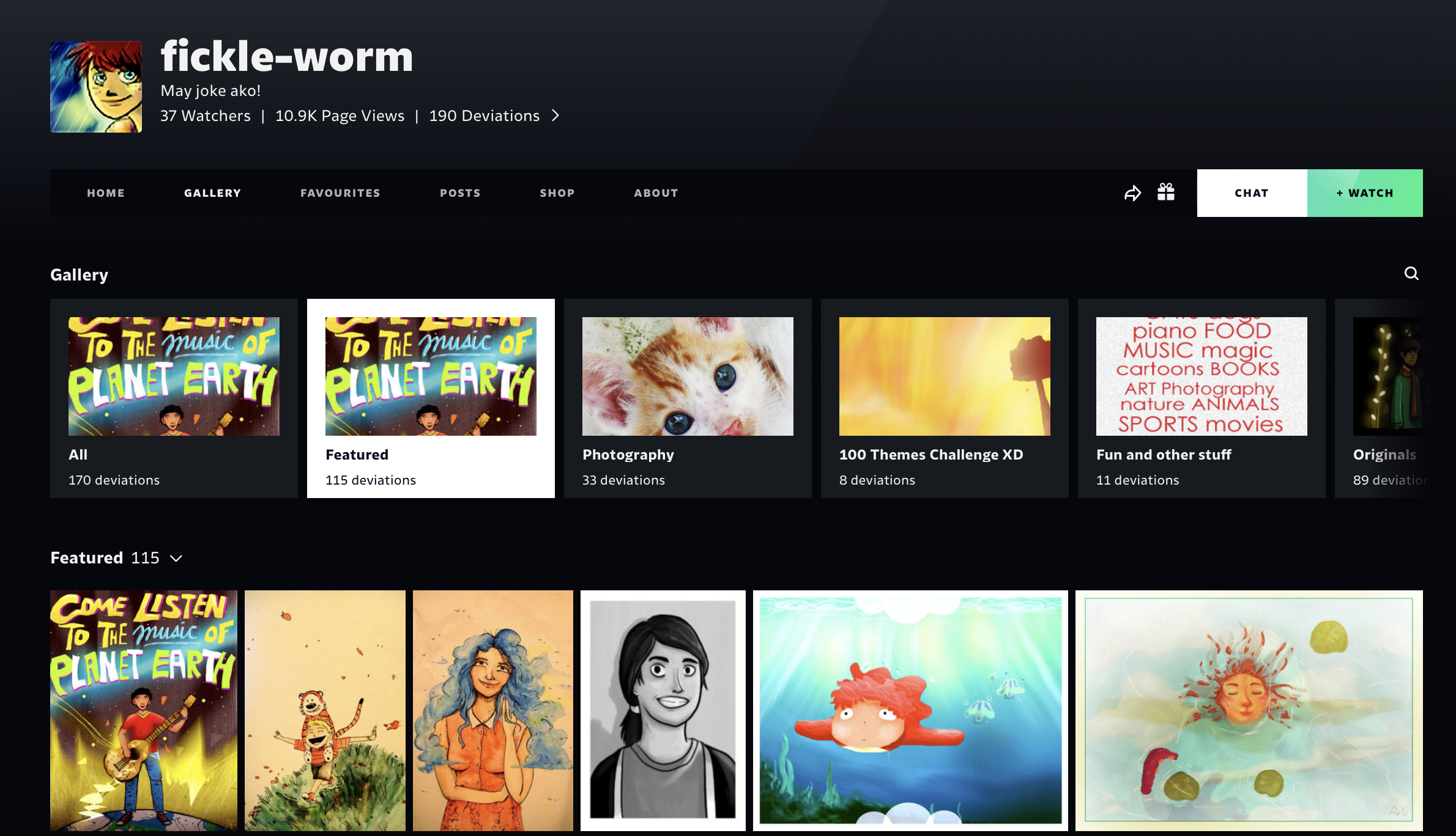 My deviantArt before!