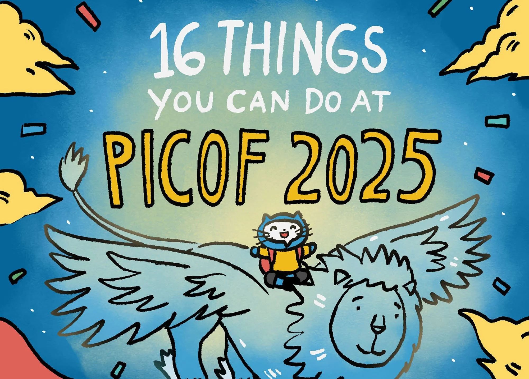 Promotional Visual Notes for The Philippine International Comics Festival (PICOF)