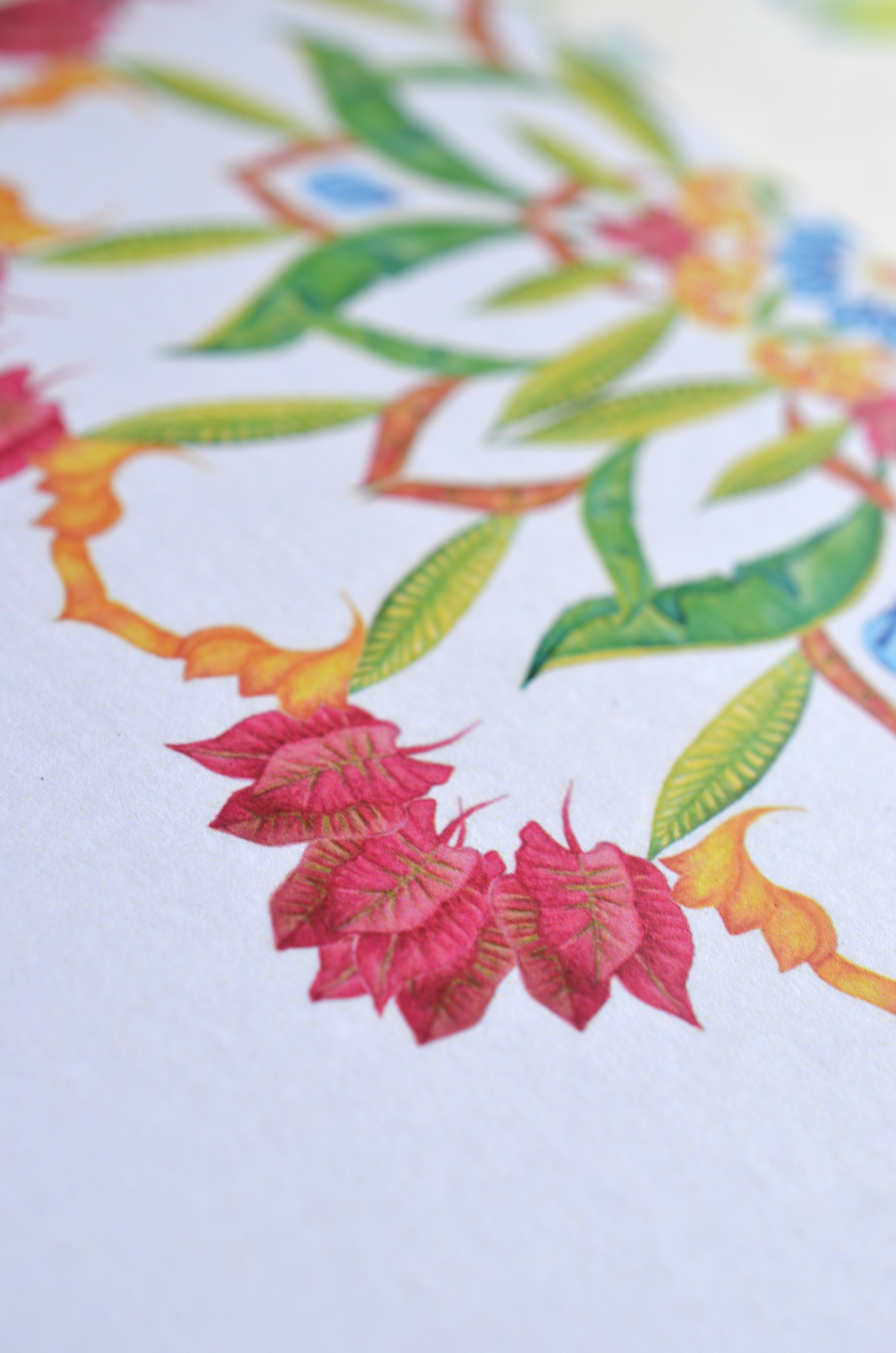 Botanical Mandala Detail