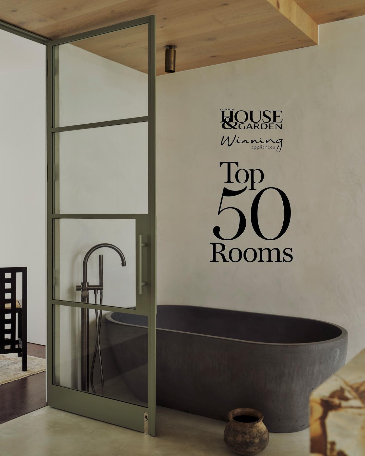 We are so honoured to be announced the Rising Star Winner in House &amp; Gardens Top 50 Rooms, as well as Shortlisted for Best Bathroom.

We are so grateful for our wonderful clients and trusted trades.

Featuring our Fletcher House Project
.
.
.
. 
