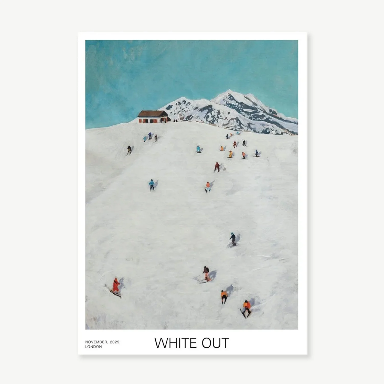Nina Brooke | WHITE OUT poster