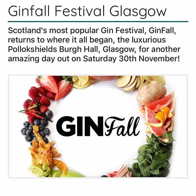 We are at Pollockshields GinFall festival this coming Saturday. Hope to see you there! #gin#christmas#rosegold#tropical#clydebank#ginfall#theginden#ginfestival