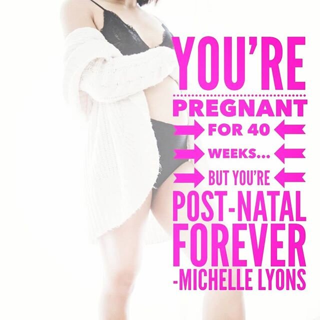 Reposted from @michellelyons_muliebrity &lsquo;How long is a woman considered to be postnatal?&rsquo;
🧐🧐🧐🧐
FOREVER! Once you&rsquo;re postnatal, you&rsquo;re always postnatal!
Pay attention to your #4thtrimester recovery and your journey through 