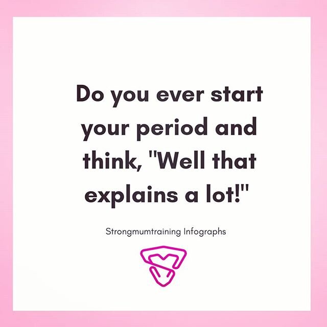 &quot;I just ate 10 chocolates, 5 biscuits and 4 bags of crisps&quot; said the hormonal caterpillar..... Have you ever started training and just felt like, &quot;meh....I'm not feeling this session today&quot;???? When our period makes it's monthly a