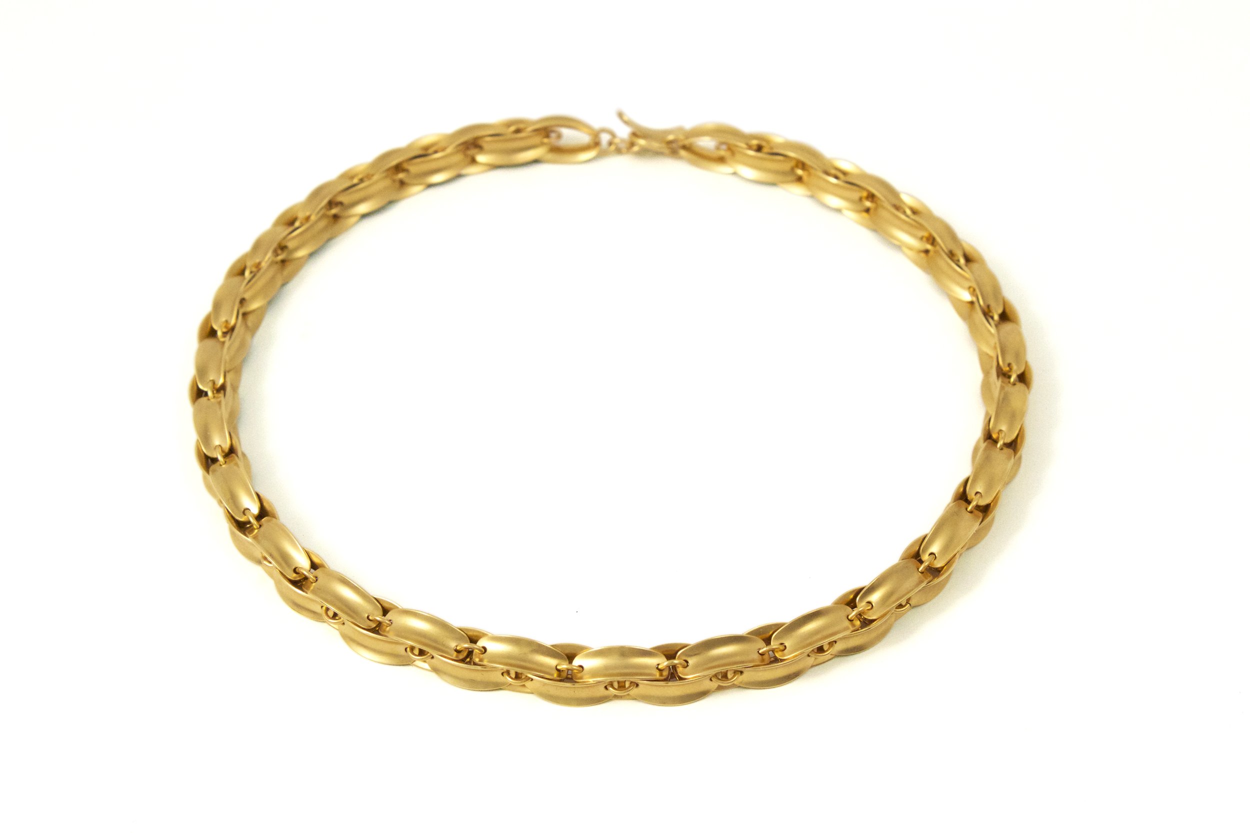 Elytra Snake Necklace - 18ct yellow gold