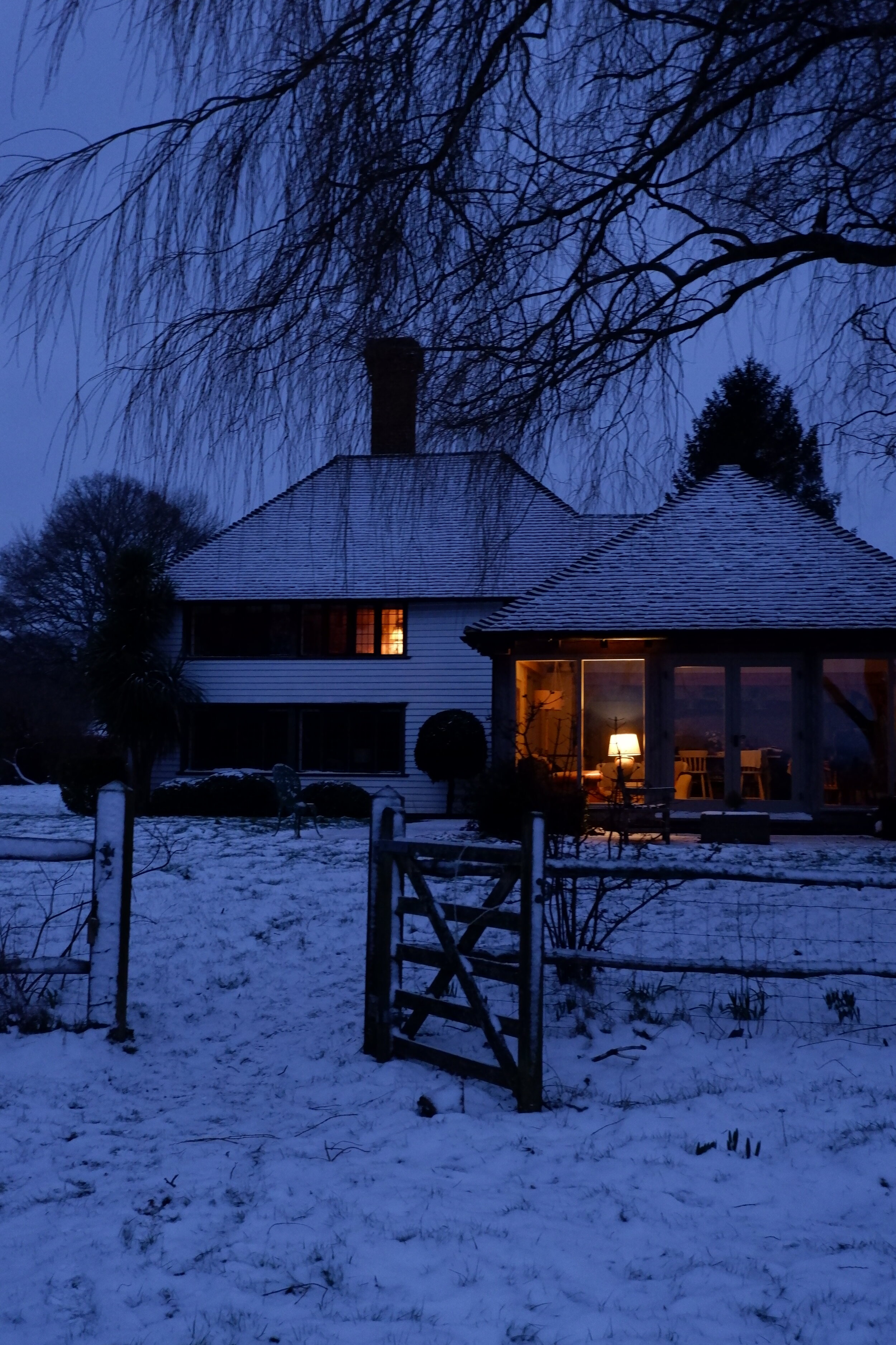 Winter blues and icy hues