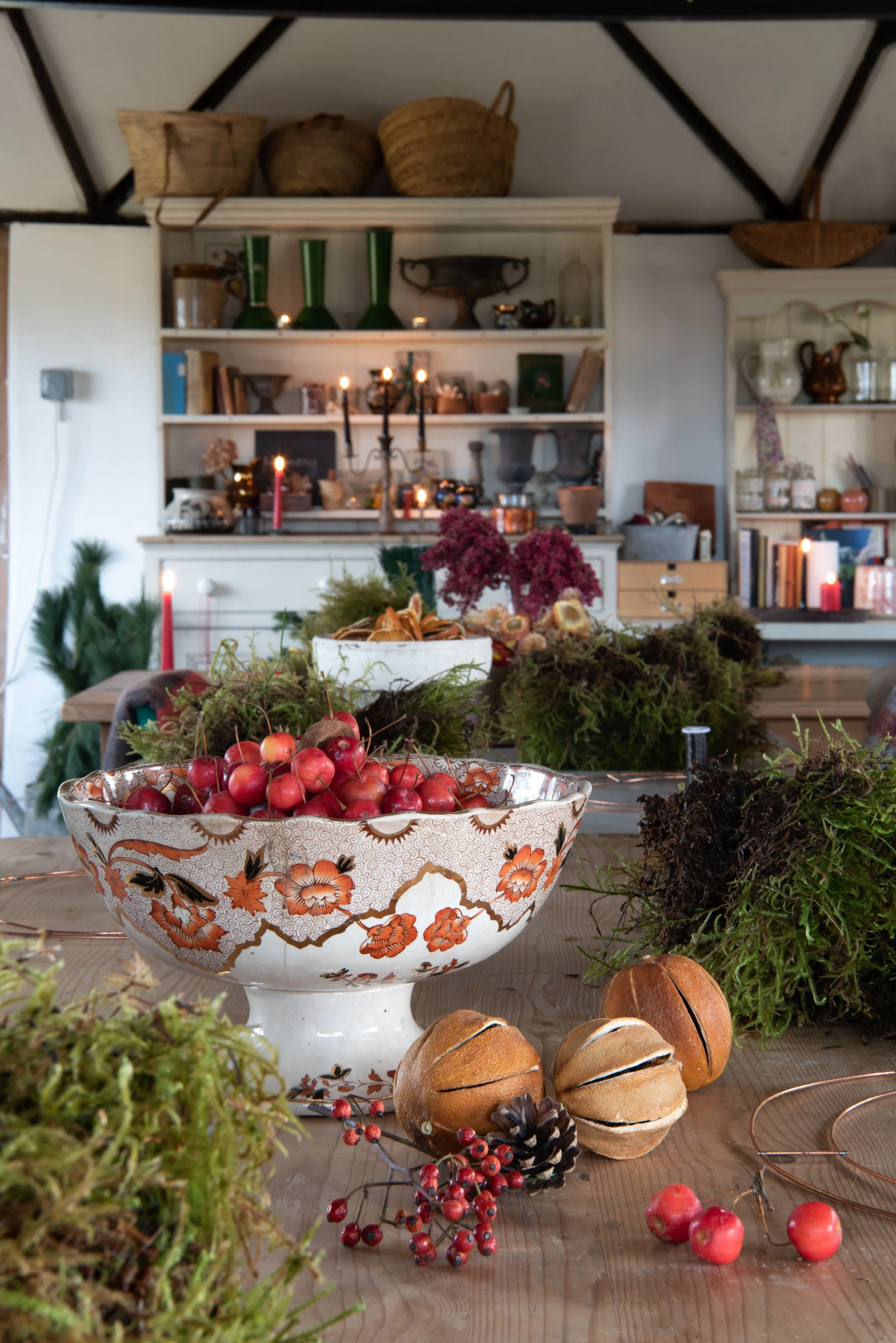 A Christmas Wreath making workshop with Anna Reddings