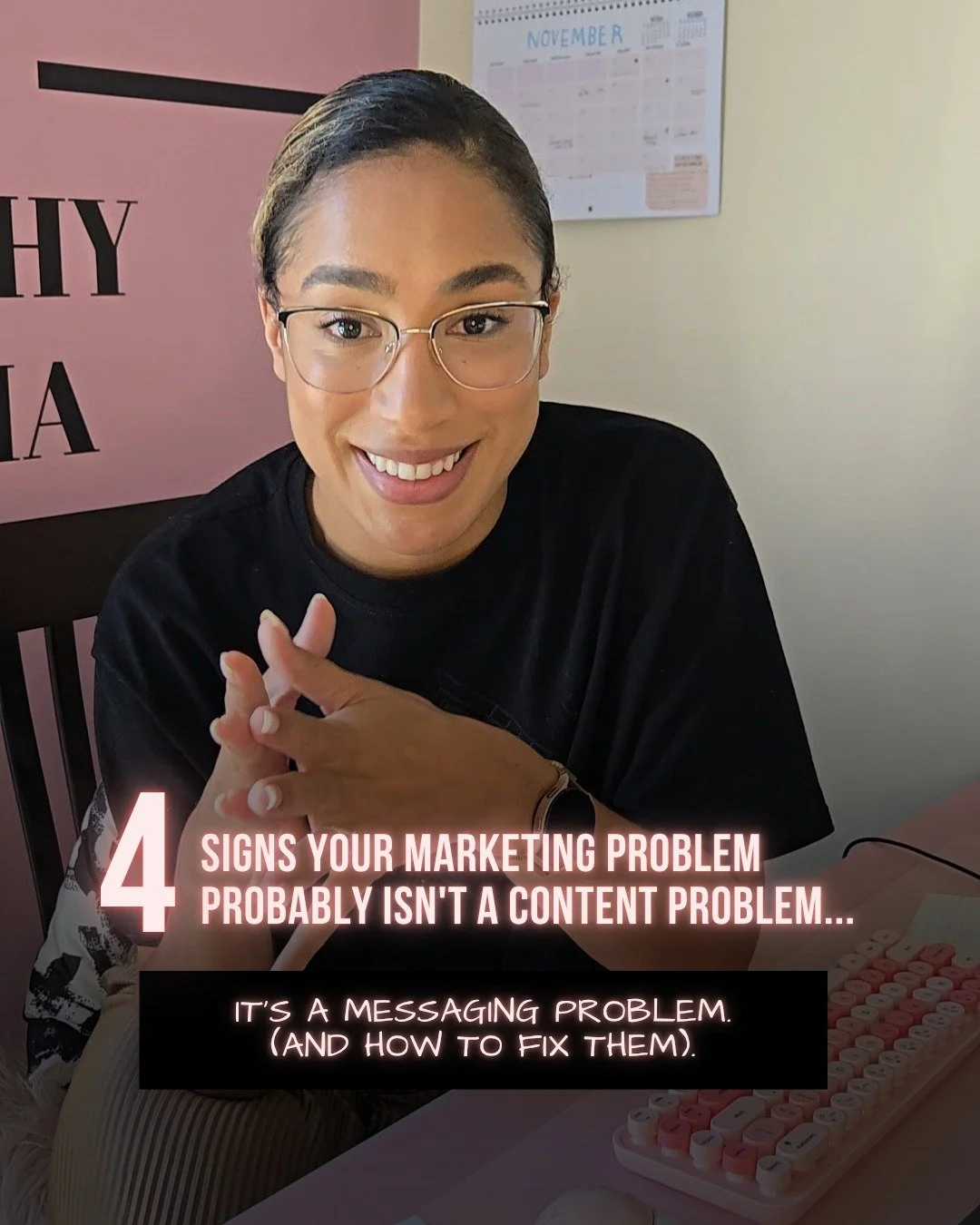 Posting every day. Engagement looks "fine." Enquiries? Zero. 👀
Sound familiar?

Here's the truth nobody tells you: it's probably not a content problem. It's a messaging problem.

More posts won't fix it. Clearer ones will.
Swipe for the 4 