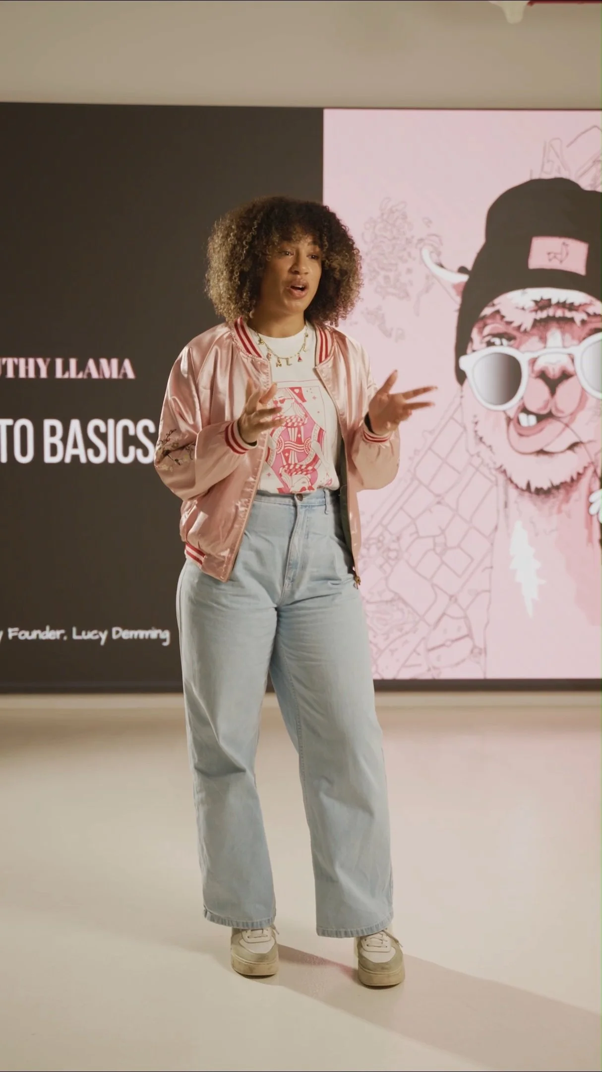 Founder of The Mouthy Llama Lucy Demming