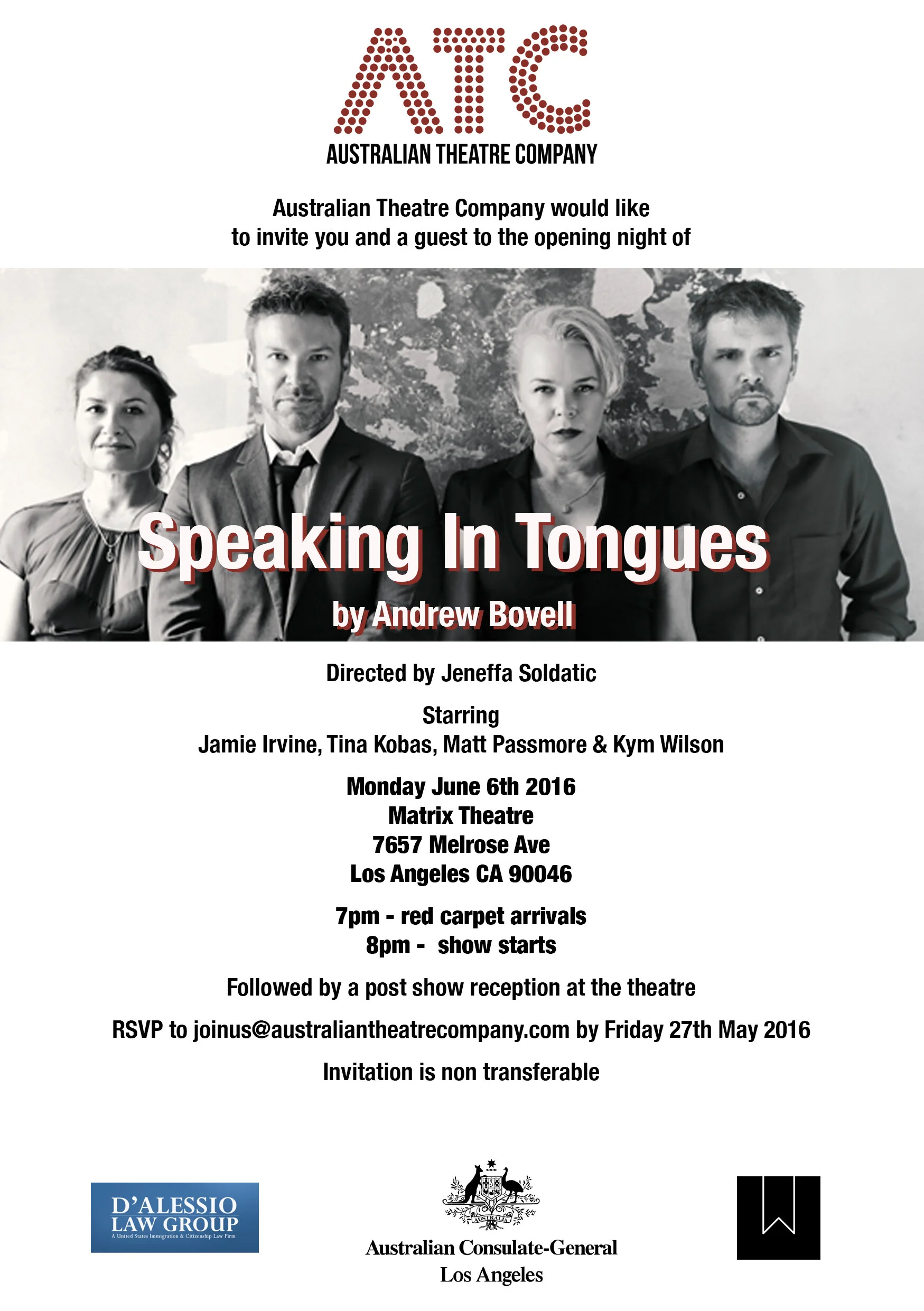 Speaking In Tongues opening.JPG