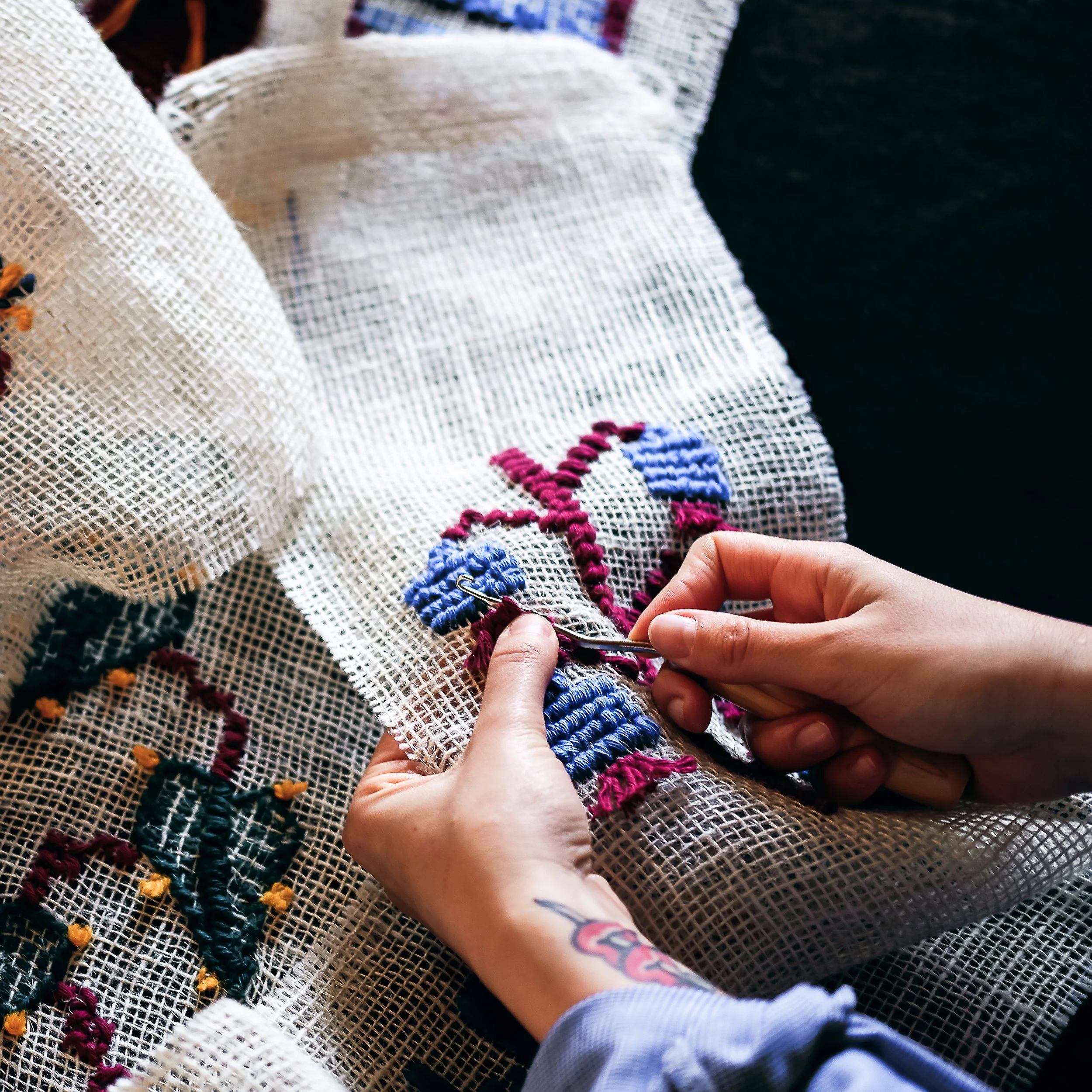 Illustrazioni ricamate